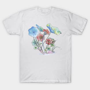 Nasturtium watercolor T-Shirt